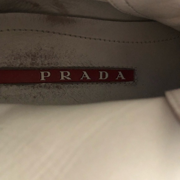 Prada suede lace up high top sneakers size 39 - Picture 11 of 14